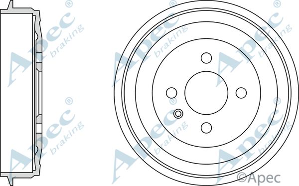 APEC BRAKING Bremžu trumulis DRM9509